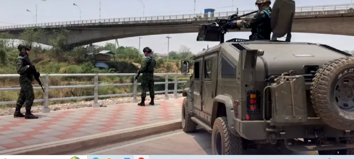 Militer Thailand Siaga di Perbatasan Usai Pasukan Junta Myanmar Kalah